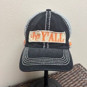 KBETHOS Adjustable Distressed  'Hey Y'all' Baseball Trucker Hat
